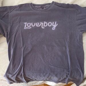 Purple Loverboy Faded Graphic T-Shirt
